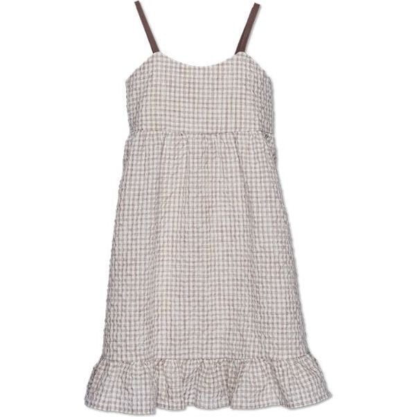 Dalila Dress, Cocoa Check